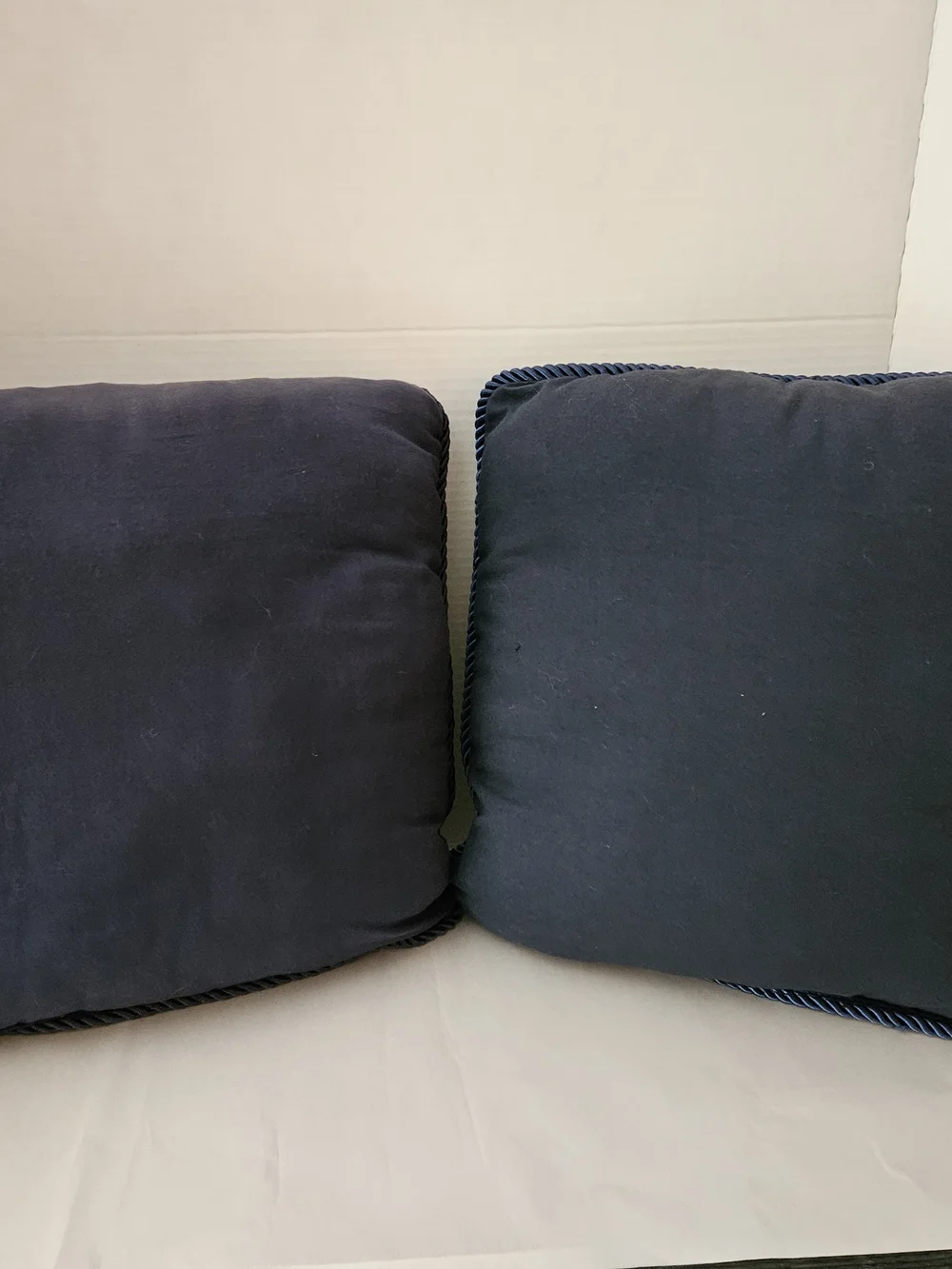 Holiday Penguin Throw Pillow Pair - Blue and White